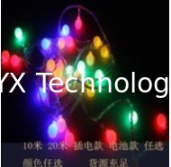 China Gerades Licht, 10M/20M, 100/200LED rechargable Art, Batterieart, Mehrfarben, EU-Stecker 220V fournisseur