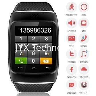 1,54 &quot; hochauflösender kapazitiver Touch Screen, bluetooth Uhr-Manschette mit Pedometer fournisseur