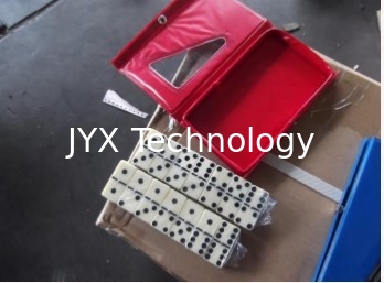 Dominosatz, materielles Melamin, Gesamt-28pcs, Doppeltes sechs, verpackt in PVC-Kasten, Größe: 48x24x7mm, Teil: JYX-D1681 fournisseur